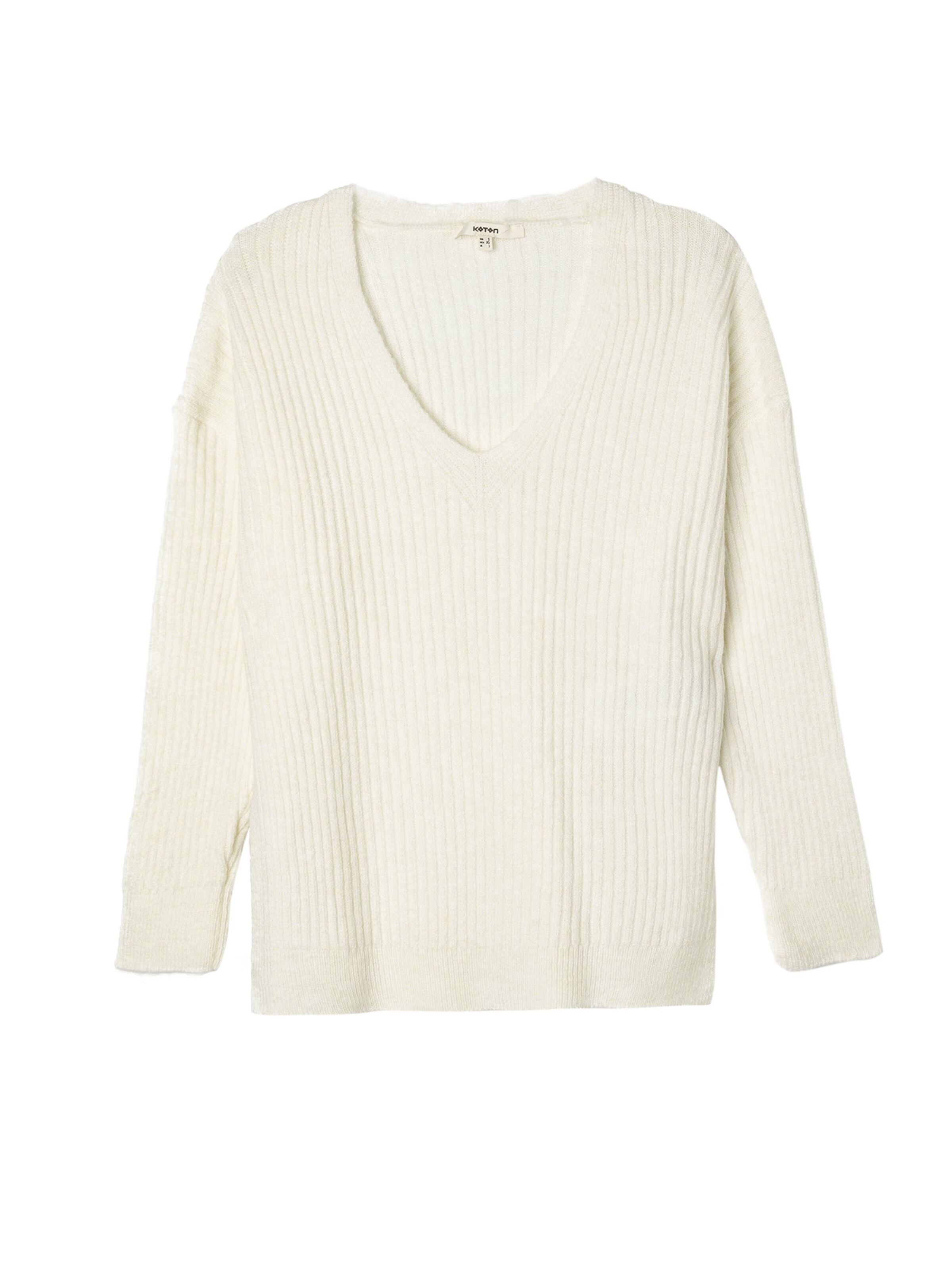 Koton Pullover in Weiß: Vorderseite