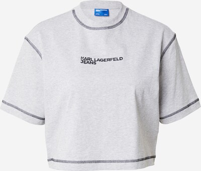 KARL LAGERFELD JEANS Majica | pegasto siva / črna barva, Prikaz izdelka