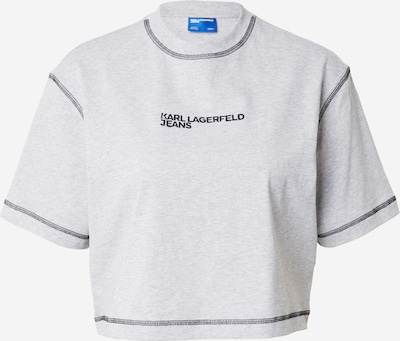 KARL LAGERFELD JEANS Μπλουζάκι σε γκρι μελανζέ / μαύρο, Άποψη προϊόντος