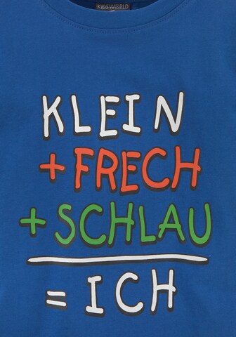 Kidsworld T-Shirt in Blau