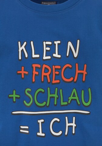 Kidsworld T-Shirt in Blau