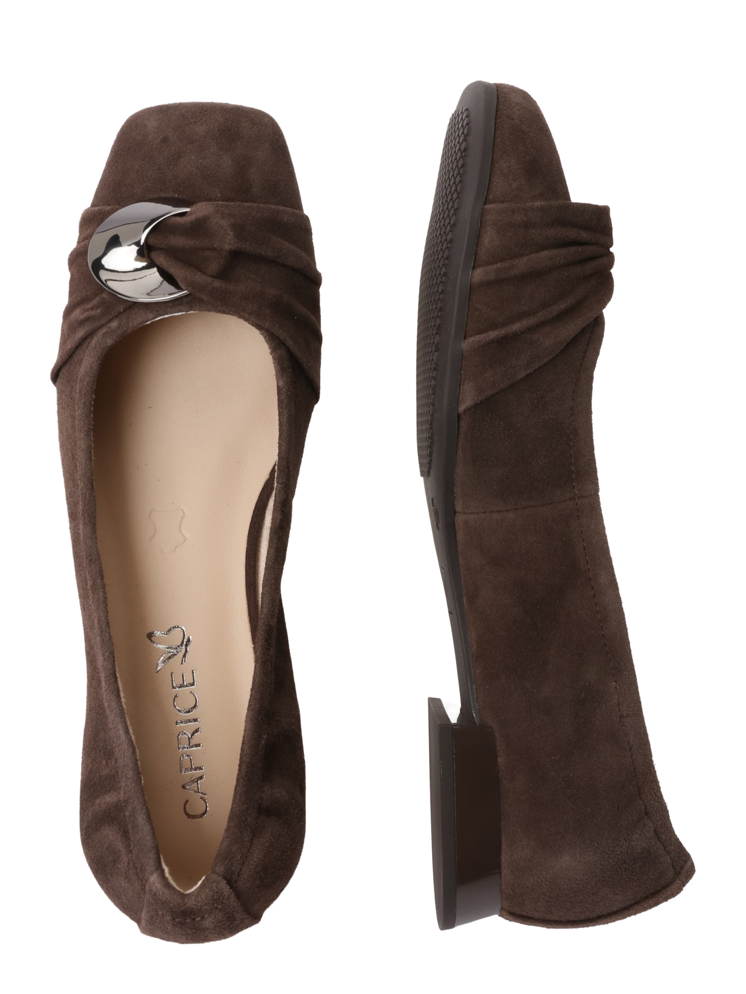 CAPRICE Ballet Flats in Brown