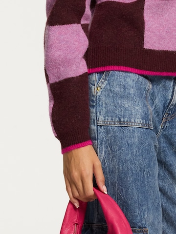 Pull-over 'Helsinki Check' Shiwi en violet