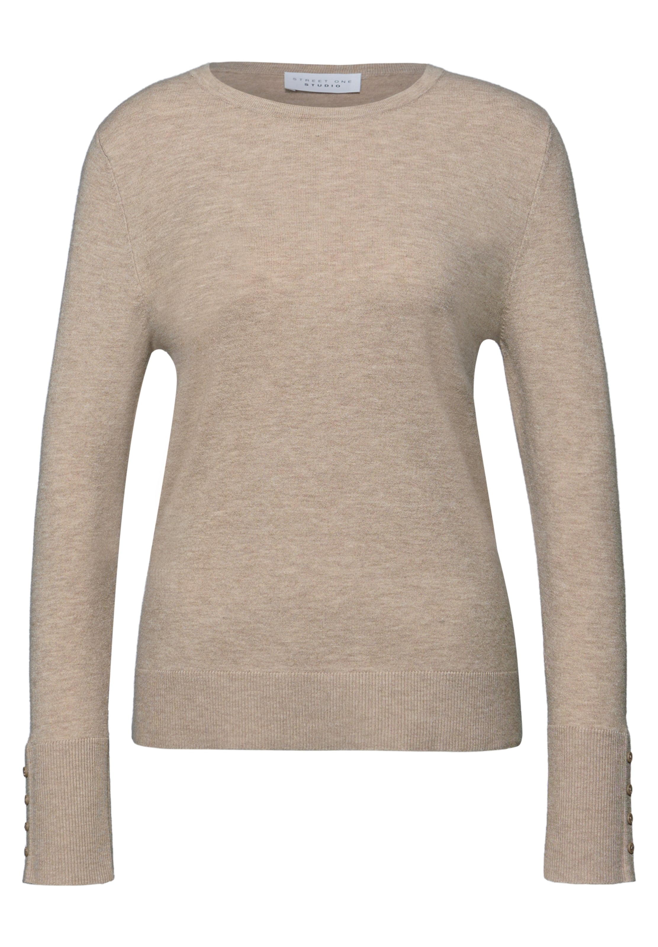 Street One Studio Sweater in Beige: front