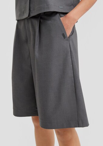 QS Wide leg Broek in Grijs