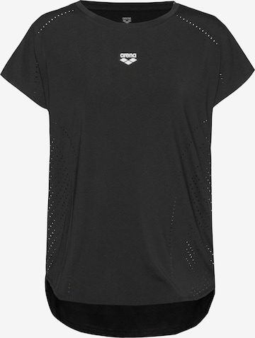 ARENA Performance Shirt in Black: front