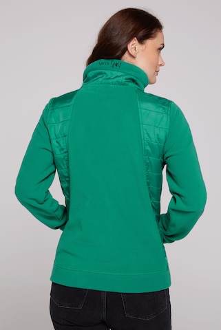 Soccx Fleece Jacket in Green