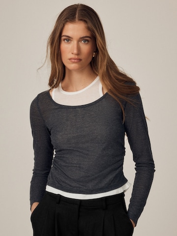 Next - Camiseta en gris: frente