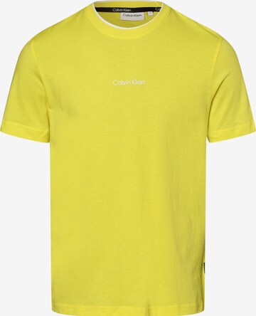 Calvin Klein T-Shirt in Gelb: predná strana