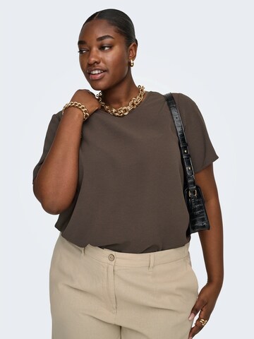 ONLY Carmakoma Blúz 'CARVICA' - barna