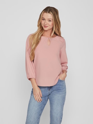 Camicia da donna 'Louis' di VILA in rosa: frontale