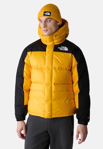 THE NORTH FACE Klasický střih Zimní bunda 'HMLYN' – žlutá: přední strana
