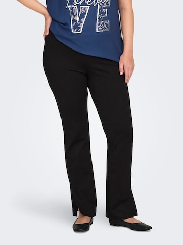 évasé Leggings 'CARMARCELLA' ONLY Carmakoma en noir : devant