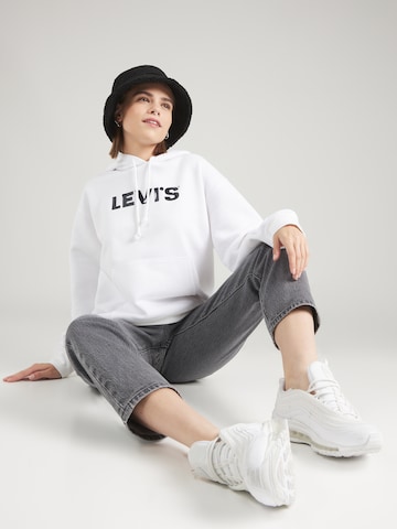 LEVI'S ® Μπλούζα φούτερ 'Graphic Ash Hoodie' σε λευκό