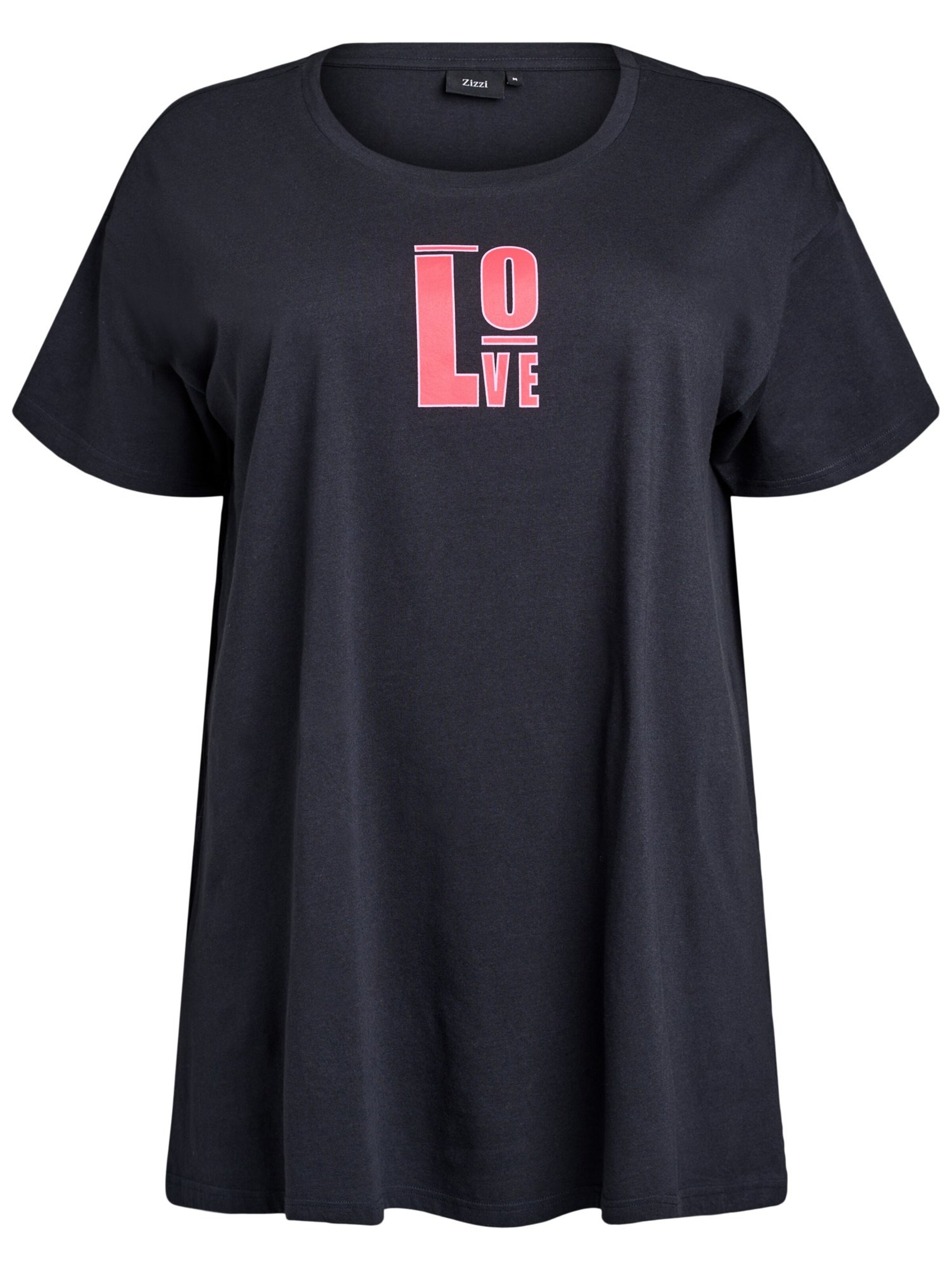 Zizzi Ночная рубашка 'Mally' в Серый: спереди