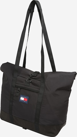 Tommy Jeans Shopper táska - fekete: elől