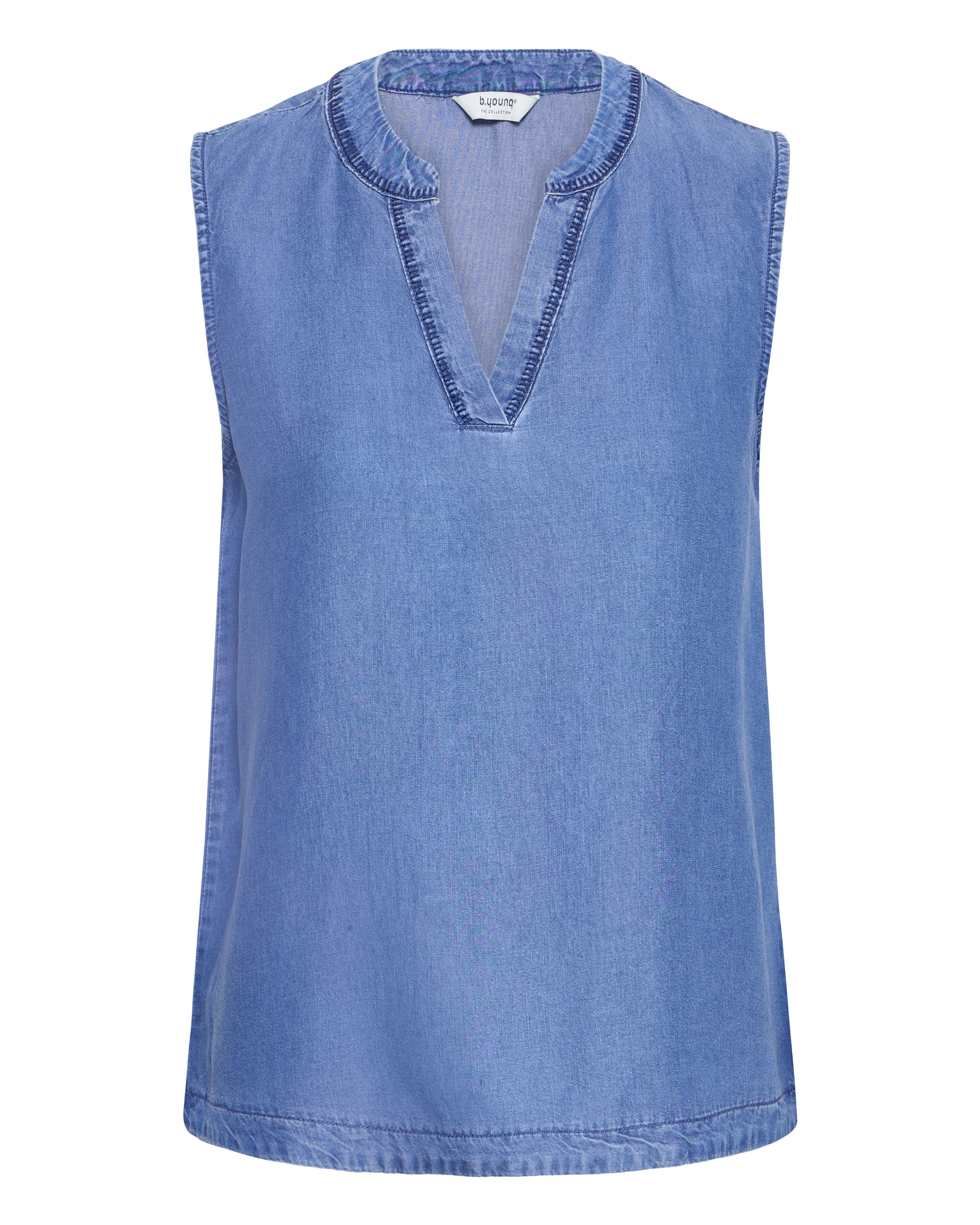 b.young Bluse 'KOSMO' in Blau: Vorderseite