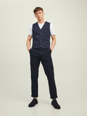 JACK & JONES - Chaleco para traje 'Franco' en azul