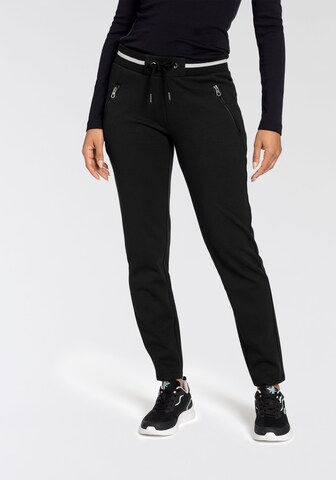 KangaROOS Slim fit Pants in Black: front