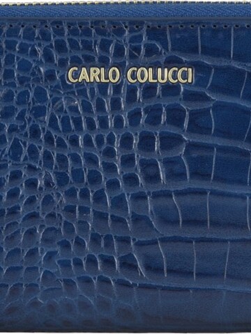 Carlo Colucci Portemonnee 'Chiarotti' in Blauw