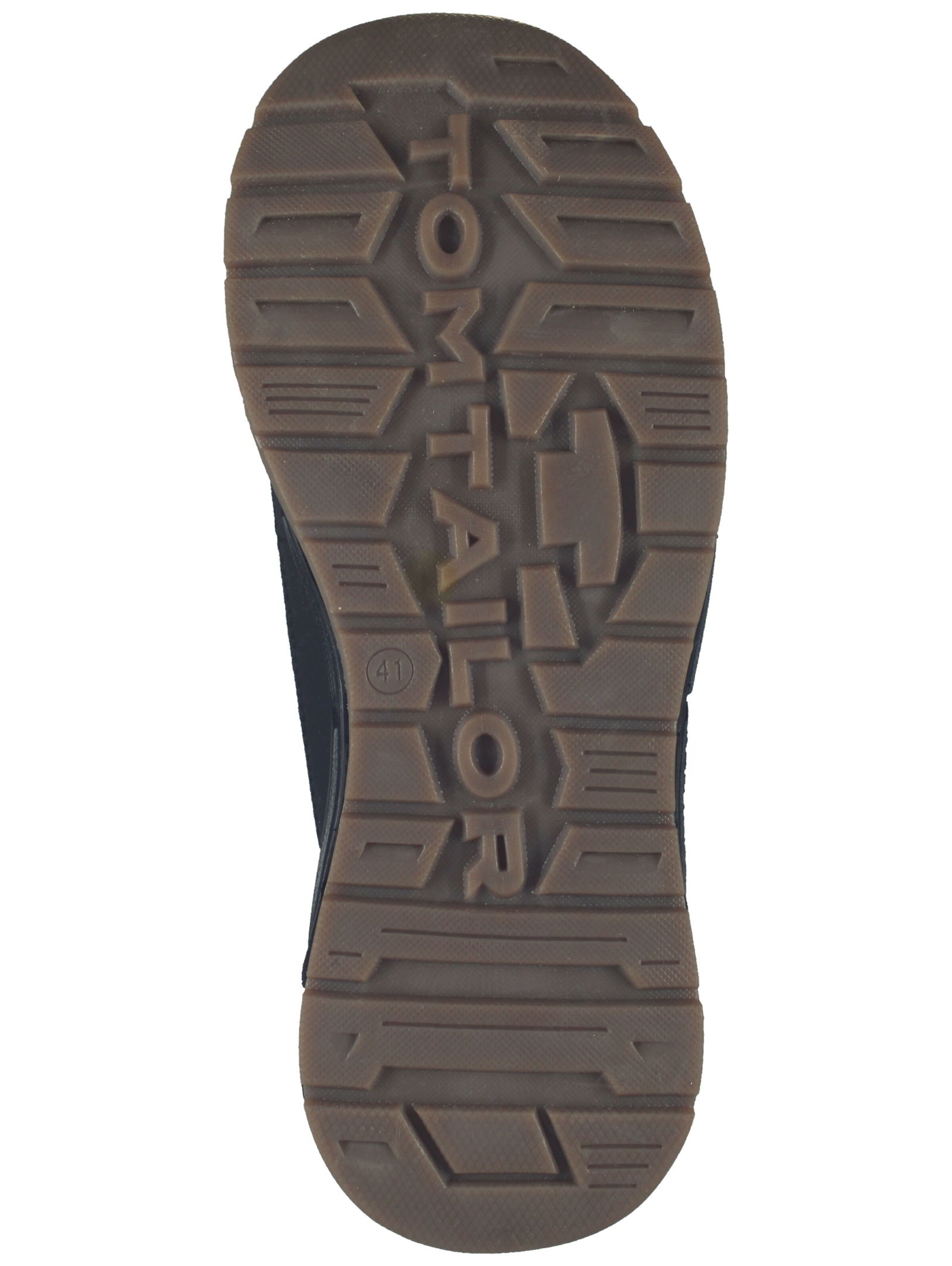 TOM TAILOR Šněrovací boty – černá