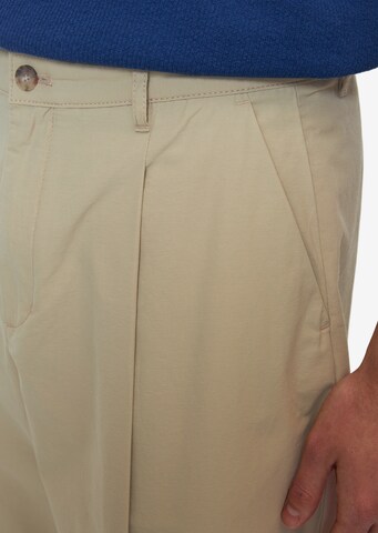 Loosefit Pantaloni con pieghe di Marc O'Polo DENIM in beige