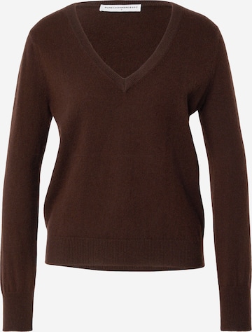 Pull-over 'Classic' Pure Cashmere NYC en marron : devant