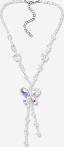 COLLEZIONE ALESSANDRO Kette 'Burga' in Transparent: Vorderseite
