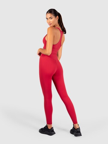 Smilodox Skinny Sportbroek 'Affectionate' in Rood