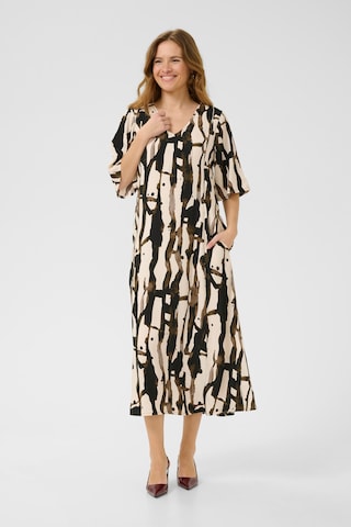 Robe 'Ashley Chaina' CULTURE en beige : devant