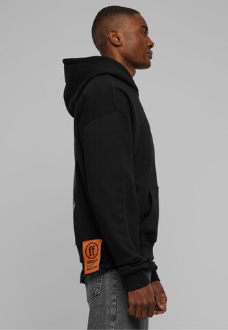 Forgotten Faces Sweatshirt 'Sliced' in Schwarz