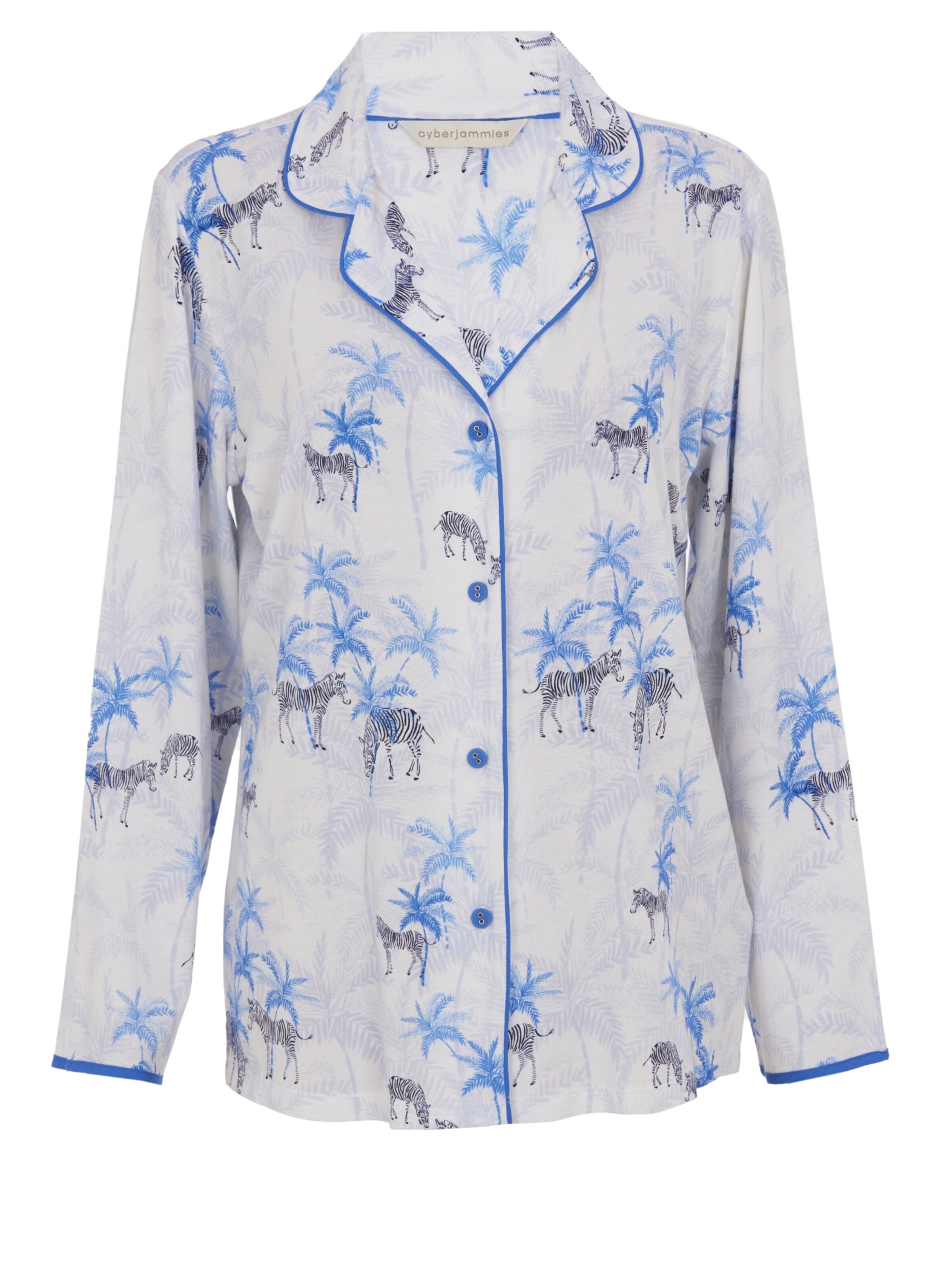 Cyberjammies Schlafshirt 'Lyla' in Weiß: Vorderseite