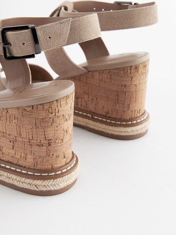 Next Strap sandal in Beige