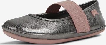 CAMPER Ballet Flats 'Right' in Silver: front