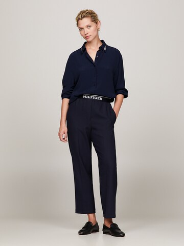 regular Pantaloni con piega frontale di TOMMY HILFIGER in blu