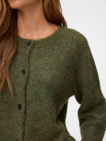 VERO MODA Knit Cardigan 'VMNOVAH' in Green
