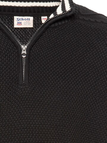 Pull-over Schott NYC en noir