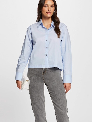 Morgan - Blusa '242-CBOXI' en azul: frente