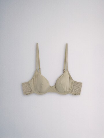 The Set T-shirt Bra in Grey