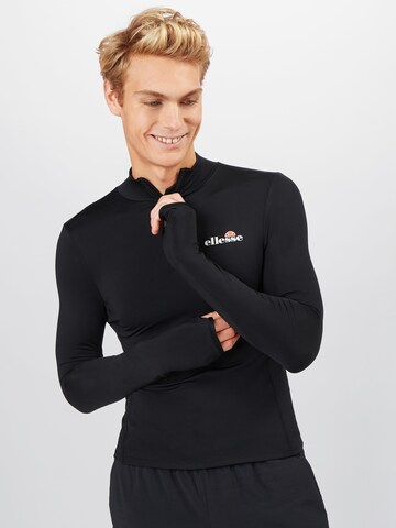 ELLESSE Regular fit Functioneel shirt 'Sofira' in Zwart: voorkant