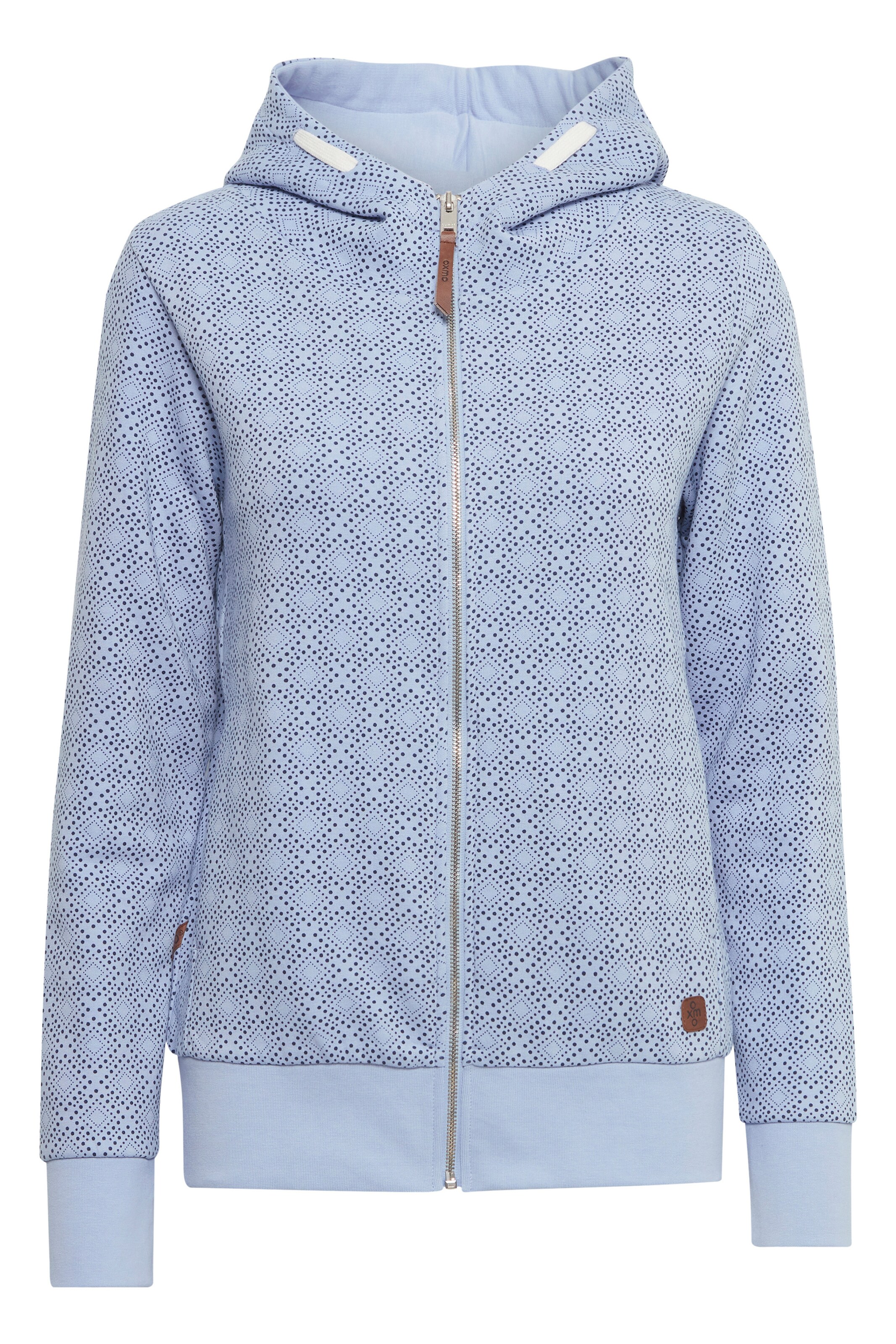 Oxmo Sweat jacket 'VENDELA' in Blue: front