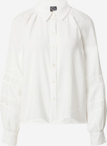 VERO MODA - Blusa 'HANNA' em branco: frente