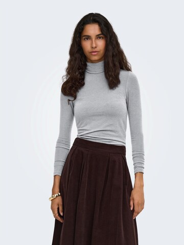 T-shirt 'ONLGLAMOUR' ONLY en gris : devant