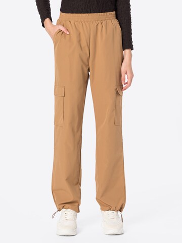 SISTERS POINT Loose fit Cargo Pants 'VUJA' in Beige: front