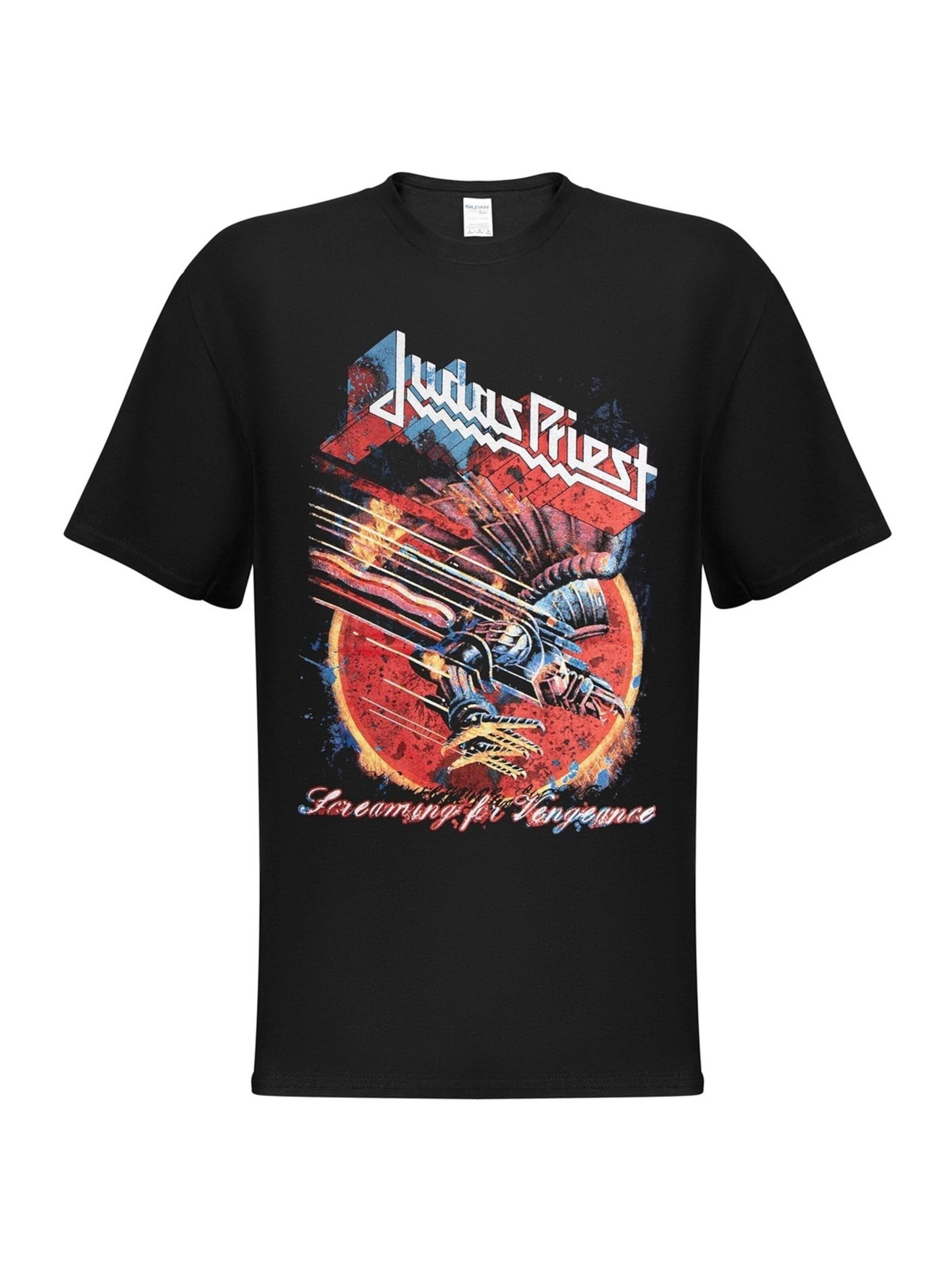 Judas Priest - Camiseta 'Judas Priest Screaming for Vengeance T-Shirt' en negro: frente