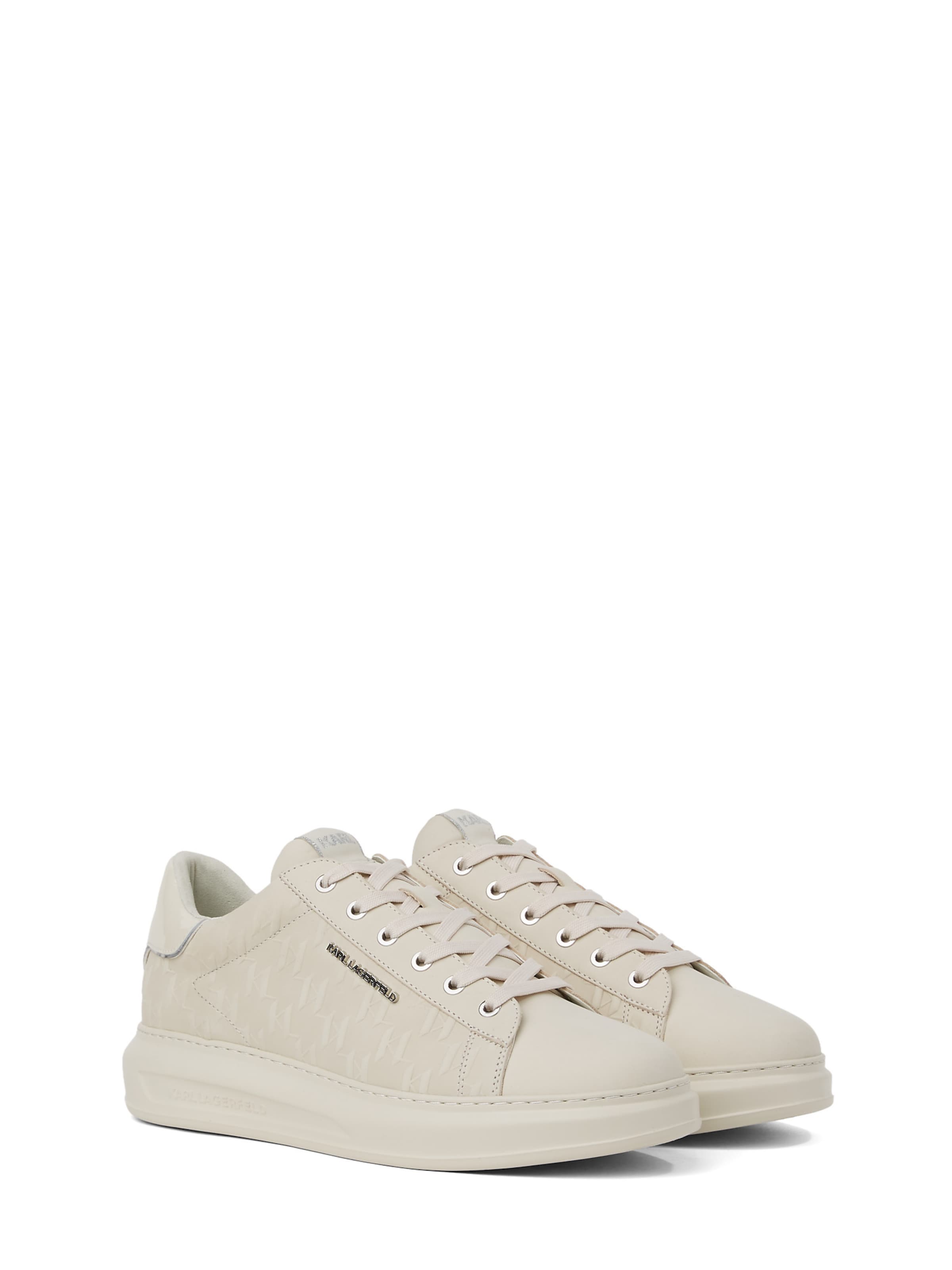 Karl Lagerfeld - Zapatillas deportivas bajas 'Monogram Kapri' en blanco