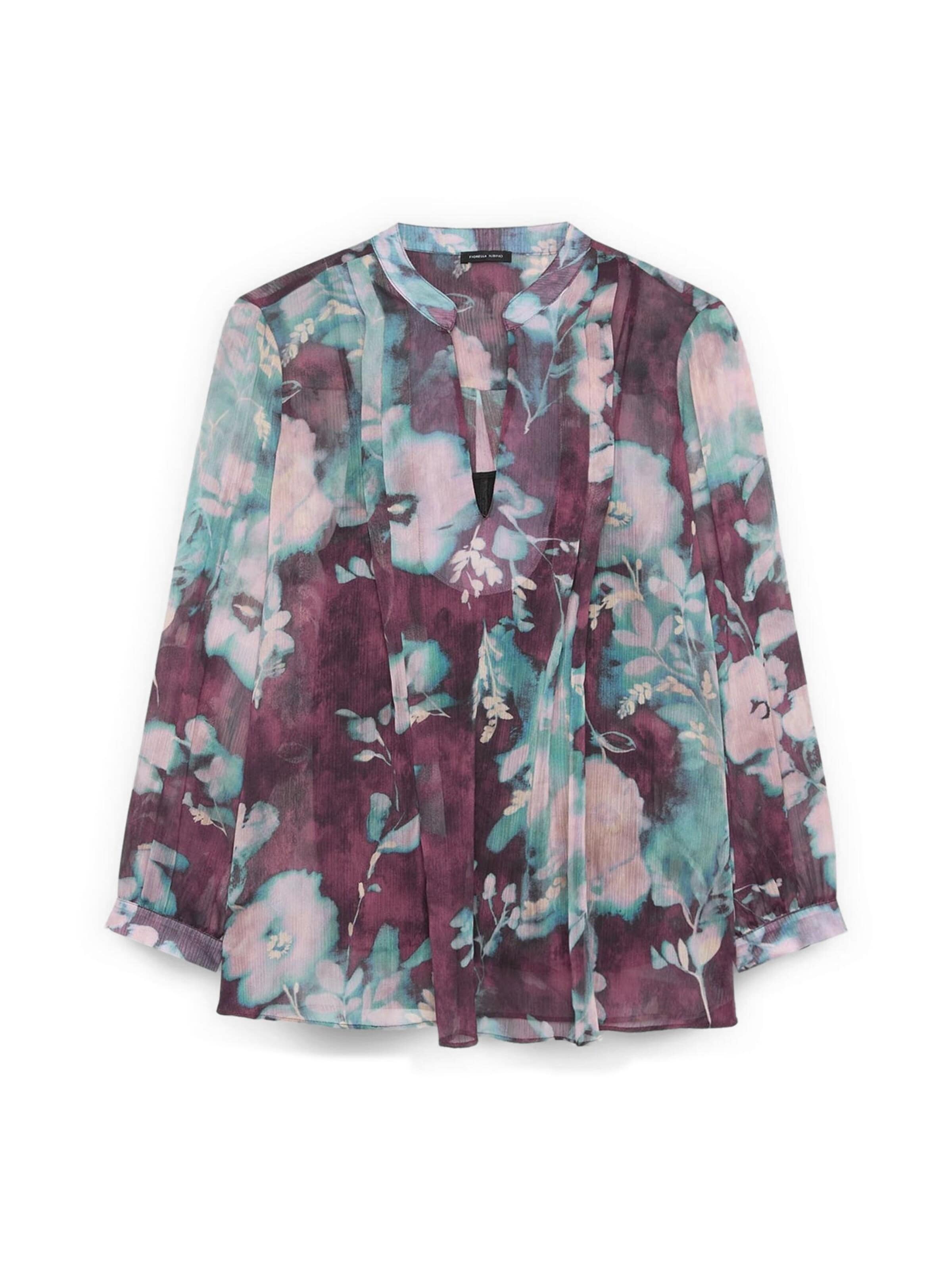 Fiorella Rubino - Blusa en azul: frente