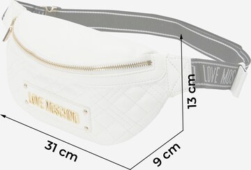 Love Moschino Fanny Pack in White