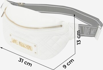Love Moschino Bæltetaske i hvid