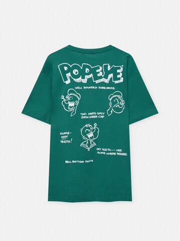 Pull&Bear Shirt in Green